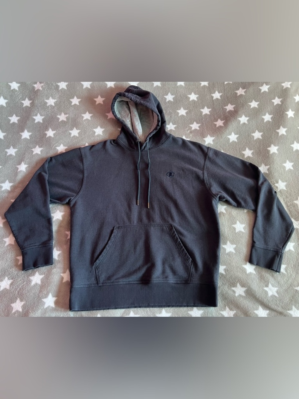 Champion Powerblend Hoodie Navy Blue Men’s Large